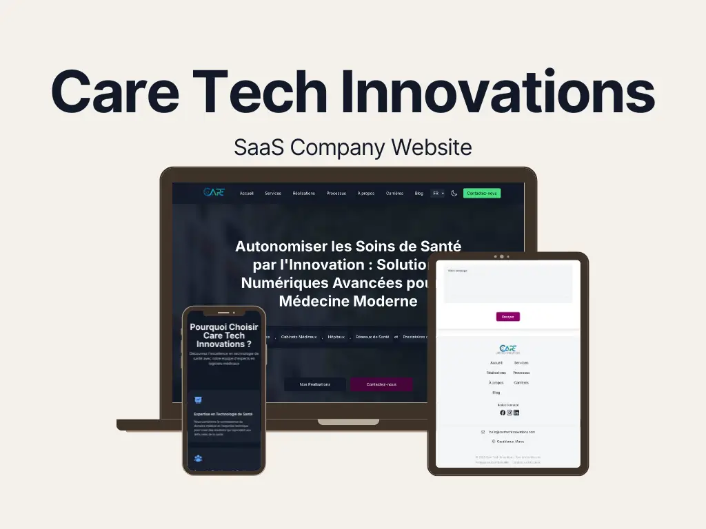 Plateforme Care Tech Innovations