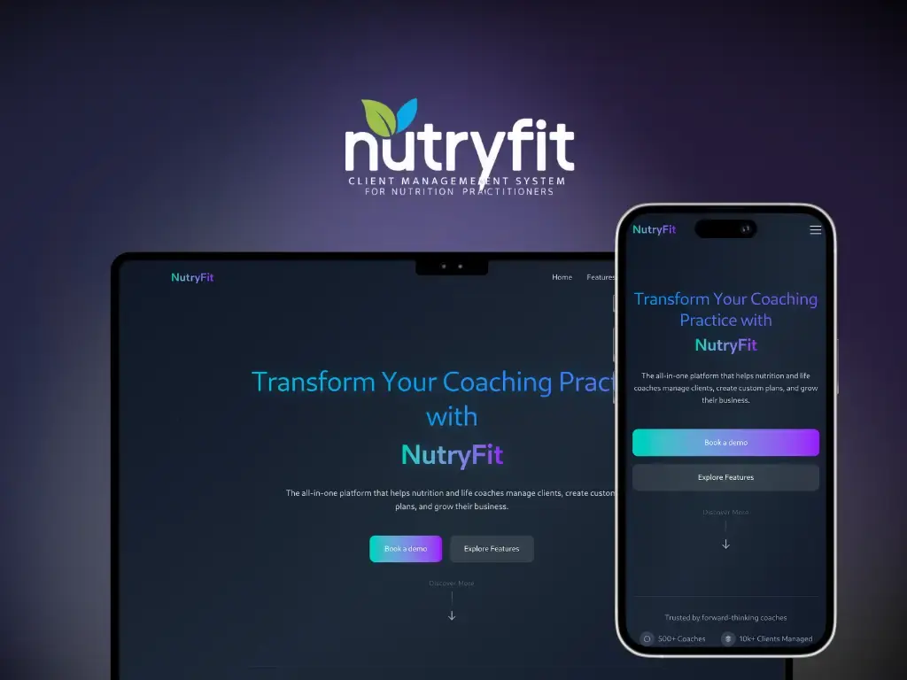 NutryFit – Nutrition & Wellness Coaching Platform